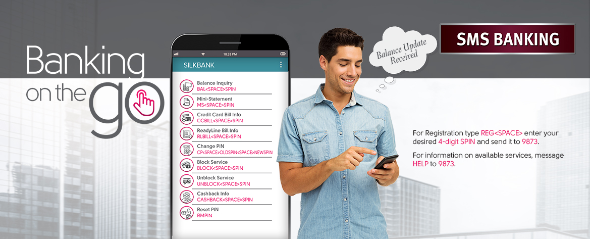 SMS Banking tab banner 